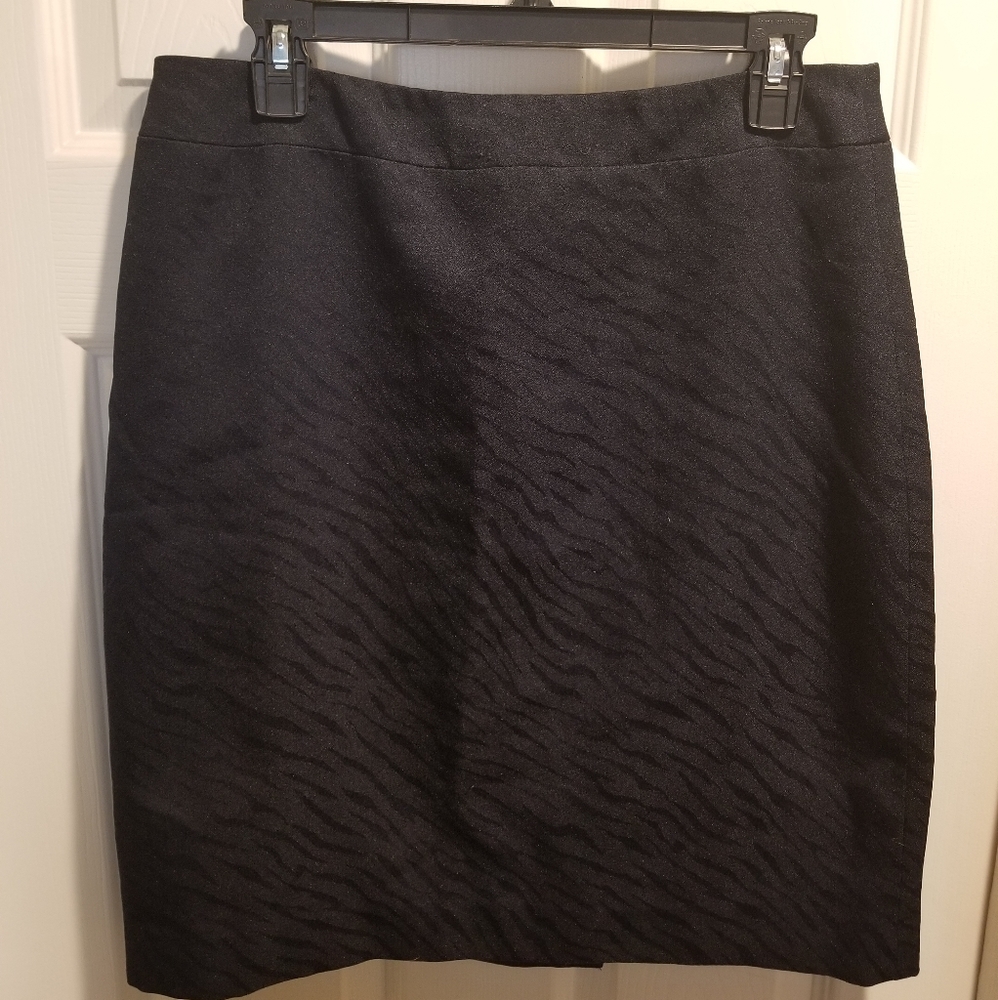 Navy Pencil Skirt
